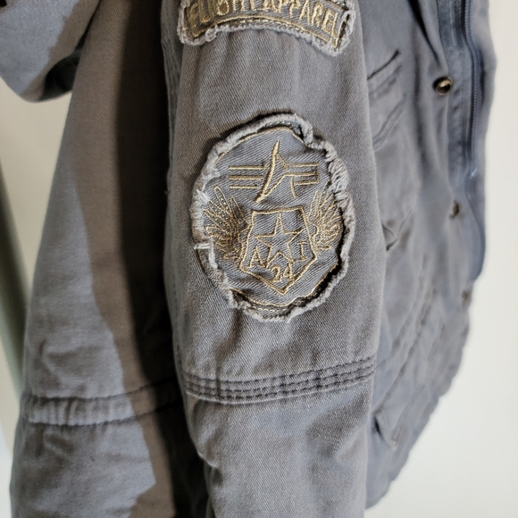 Alpha Industries 2T child's coat 100% cotton, military style - Picture 10 of 12